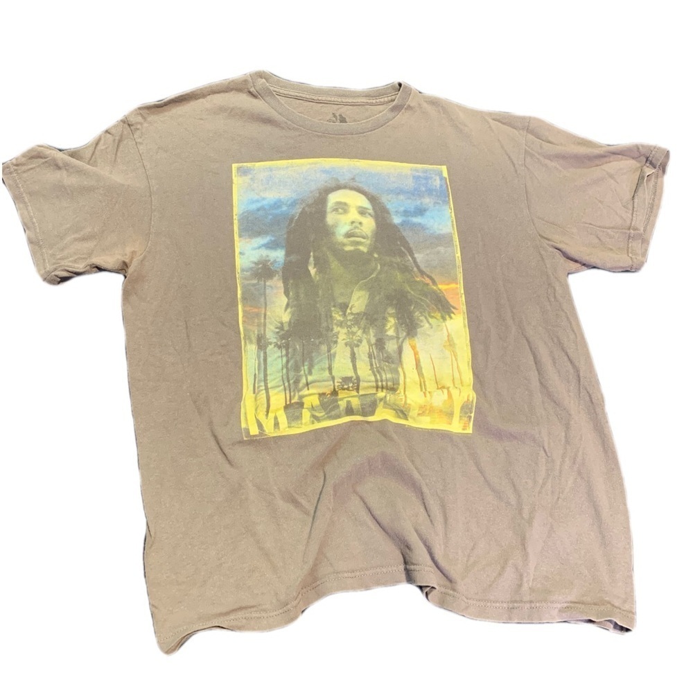 Bob Marley Graphic Tee by Zion Rootswear - Size L